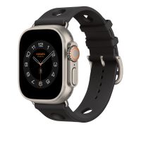 Часы Apple Watch Hermès Ultra 2 GPS + Cellular 49mm Titanium Case with Noir Scub’H Diving