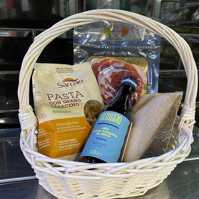 Подарочный набор для приготовления пасты казеречче с прошутто и каприно