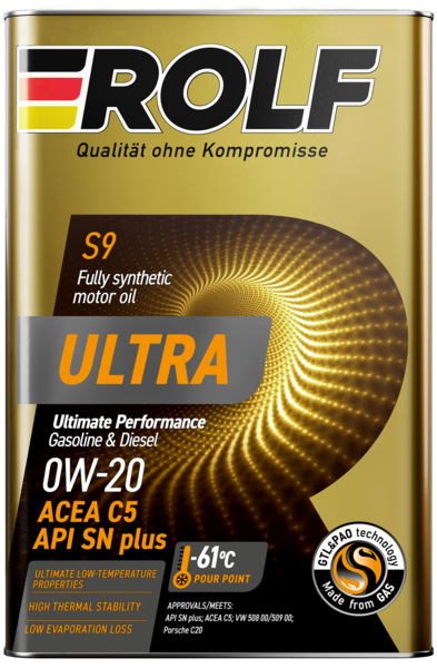 Rolf Ultra 0W-20 С5-SN plus, 1л