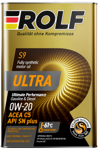 Rolf Ultra 0W-20 С5-SN plus, 1л