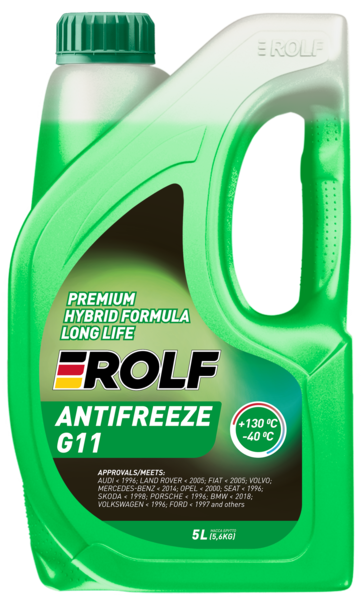 Rolf Antifreeze G11 green -40, 5кг