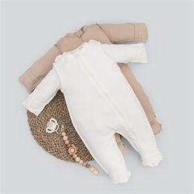 Комбинезон слип на молнии "Капучино", 2 шт/уп