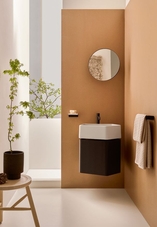 Раковина подвесная Cielo Kanto 55х40х16 см арт. KALSTR/KALSTRSF с переливом ФОТО