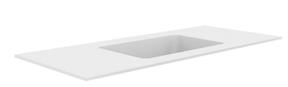 Изображение Раковина Armadi Art Quatro 793-120-W 121х52 см, чаша по центру