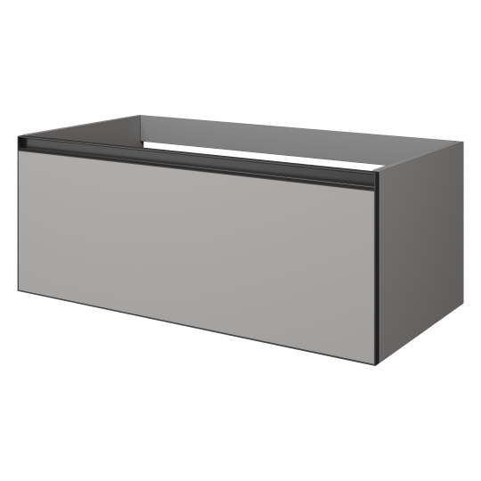 Тумба под раковину Armadi Art Quatro 790-M1-100, с ящиком схема 3