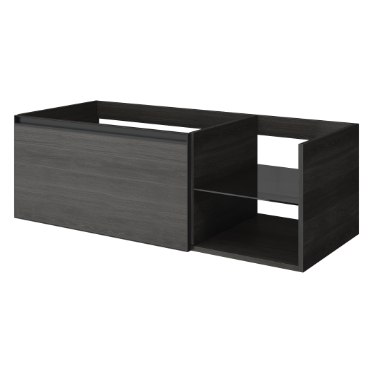 Тумба для раковины Armadi Art Quatro 790-M6-120, стеклянная полка справа, два блока (80+40) схема 4 Тумба для раковины Armadi Art Quatro 790-M6-120, стеклянная полка справа, два блока (80+40) схема 4