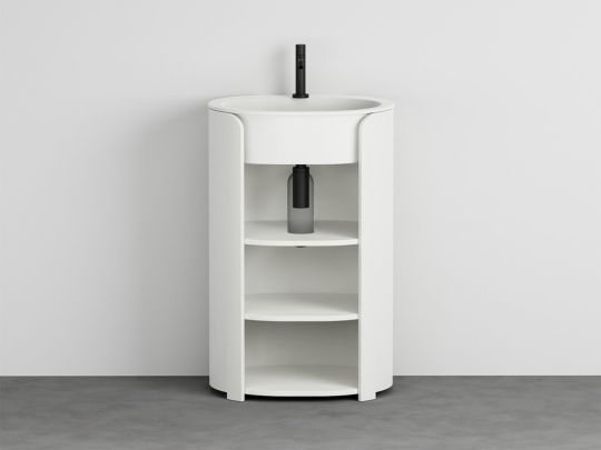 Раковина мебельная накладная Cielo I Catini Tiberio CALAO56F/CALAO56SF 56х46х18 см схема 3