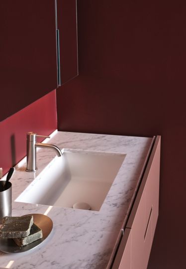 Раковина встроенная с переливом Cielo Filo FILASPR58 58x35x15 см схема 4