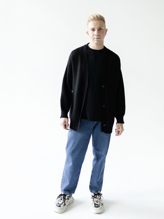 Кардиган с космонавтом