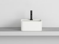 Накладная квадратная раковина Cielo Les Petites LPLAQ35/LPLAQ35SF без перелива 35х35х16 см схема 4 Накладная квадратная раковина Cielo Les Petites LPLAQ35/LPLAQ35SF без перелива 35х35х16 см схема 4