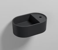 Накладная/подвесная овальная раковина Cielo Les Petites LPLAO46/LPLAO46SF 46х30х17 см схема 5