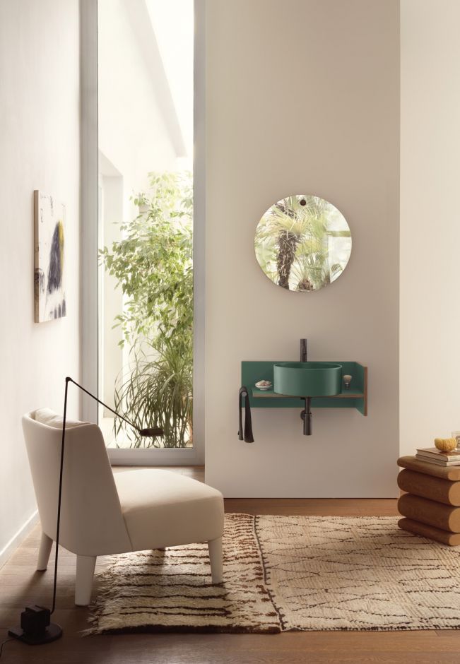 Мебельная композиция Cielo Theo 70 THMF70/THMF70SF из материала Fenix 70х38 см ФОТО