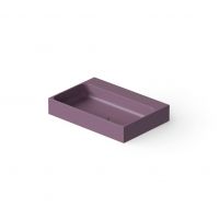 Раковина Dea Design DD9083 410 8 накладная 41x41xh10,5 см Lavender №8 схема 1