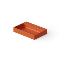 Раковина Dea Design DD9083 410 7 накладная 41x41xh10,5 см Orange №7 схема 1