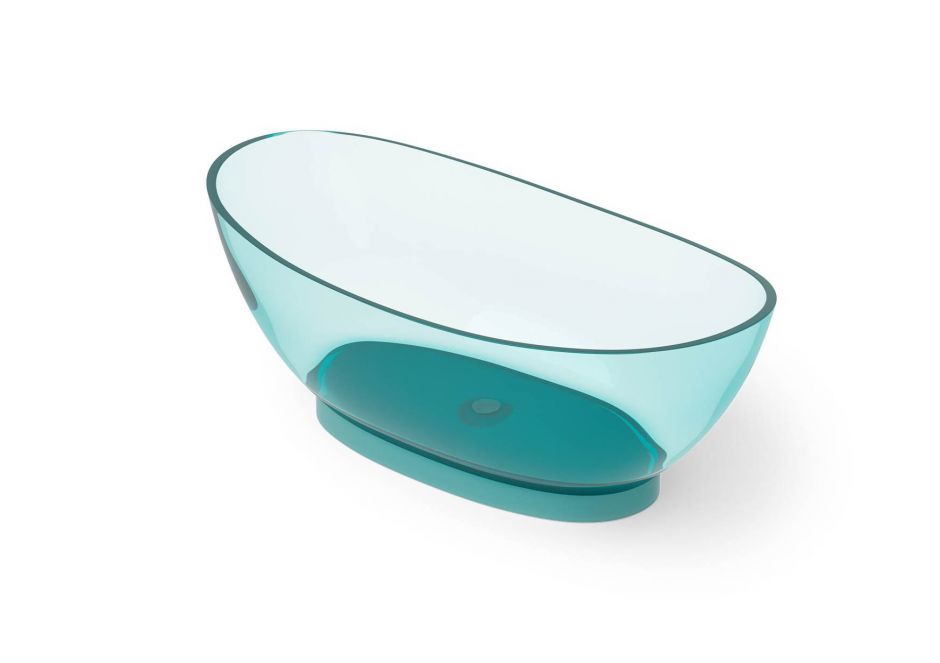 Отдельностоящая ванна Dea Design Elegant DD8620 1550 R8 155x78xh58 см Lake Water Blue R8