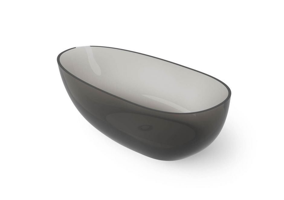 Ванна Dea Design Modern DD8608 1600 R4 установка отдельностоящая 160х80хh54 см Smoky Black R4