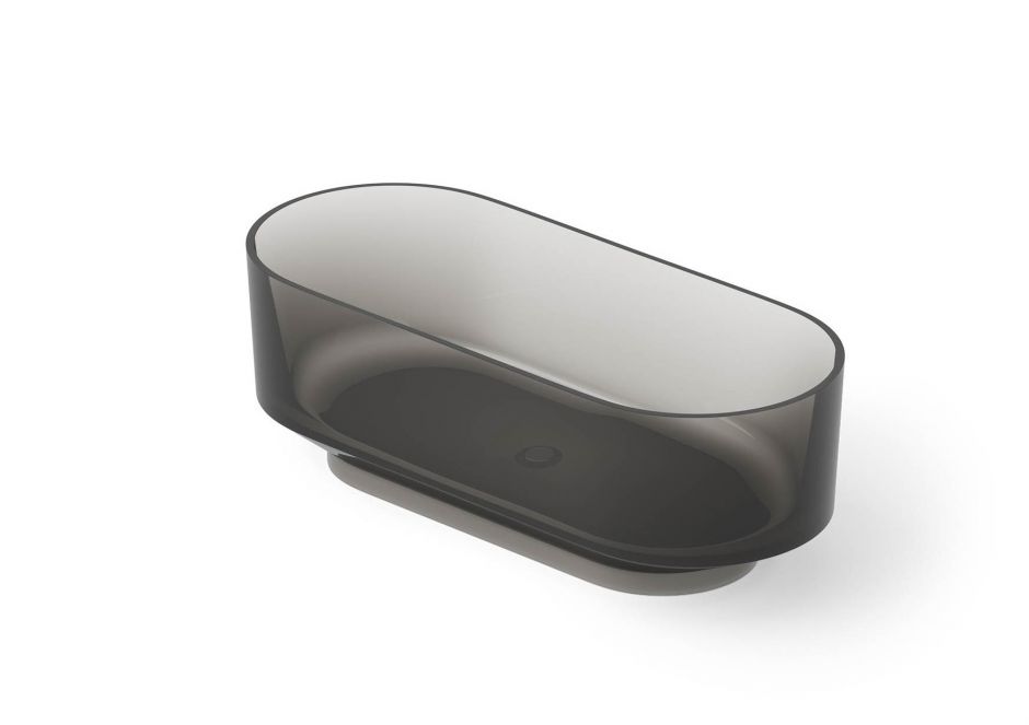 Ванна отдельностоящая Dea Design Shadow DD8675 1700 R4 170x72xh56 см Smoky Black R4