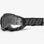 100% Accuri 2 Enduro Moto Black/Clear (2025) очки для мотокросса