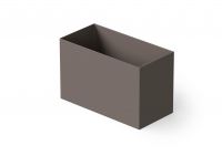 Ванна отдельностоящая Dea Design Single DD8702 1000 6 100x58xh75 см Grey Brown №6 схема 1