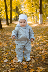 Комбинезон с вышивкой, арт.11-113  Цвет: св.серый