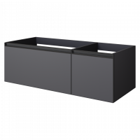 Тумба под раковину Armadi Art Quatro 790-M2-120, два блока (80+40), чаша слева схема 1