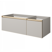 Тумба под раковину Armadi Art Quatro 790-M2-120, два блока (80+40), чаша слева схема 6