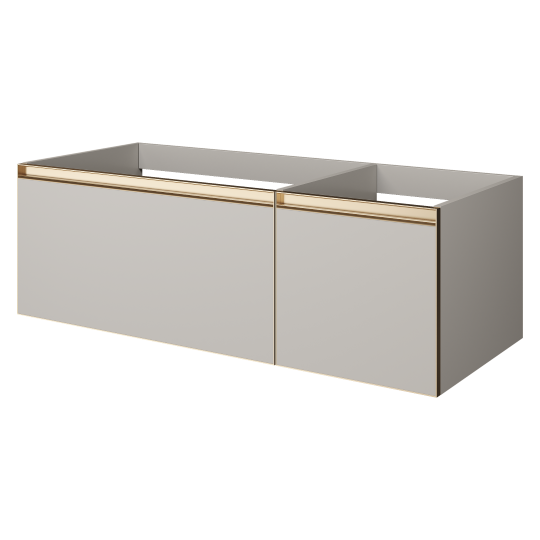 Тумба под раковину Armadi Art Quatro 790-M2-120, два блока (80+40), чаша слева схема 6