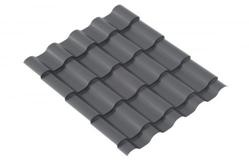 Металлочерепица Супер VERONA 0.5 Pural RAL 7024