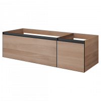 Тумба Armadi Art Quatro 790-M2-140, два блока (100+40), чаша слева схема 5