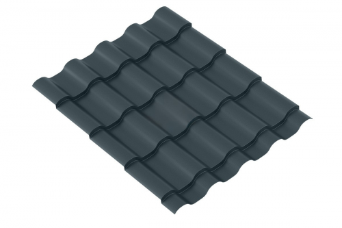 Металлочерепица Супер VERONA 0.5 Полиэстер RAL 7016