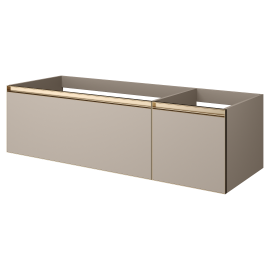 Тумба Armadi Art Quatro 790-M2-140, два блока (100+40), чаша слева схема 7