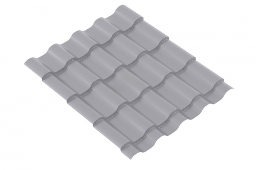 Металлочерепица Супер VERONA 0.5 Полиэстер RAL 7004