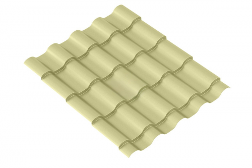 Металлочерепица Супер VERONA 0.5 Полиэстер RAL 1014