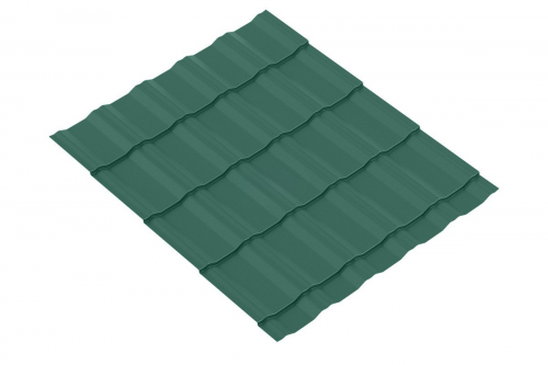 Металлочерепица KRONA 0.5 Pural RAL 6005