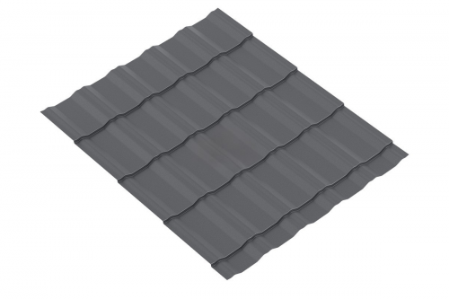 Металлочерепица Супер KRONA 0.5 Pural RAL 7024