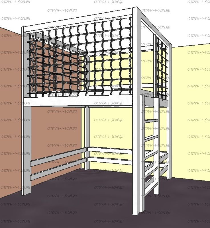 Кровать-чердак Sky
