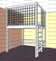 Кровать-чердак Sky