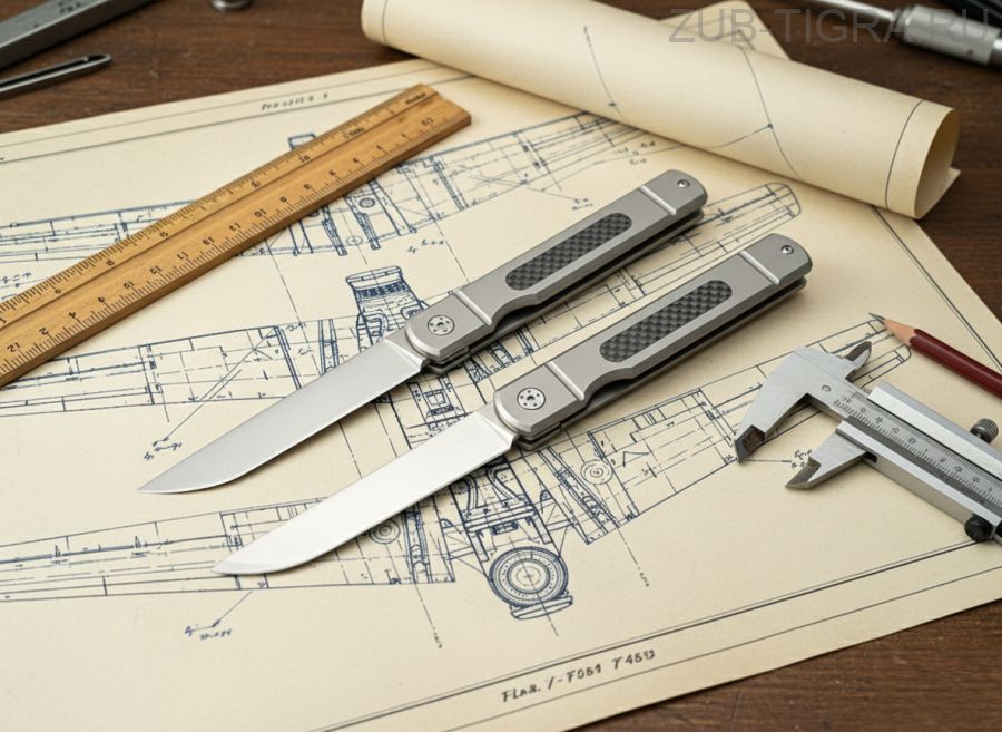 Складной нож Titanium Commander