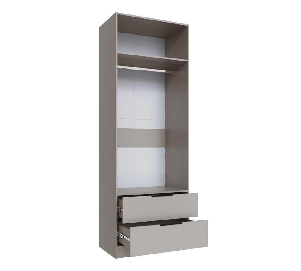 "Мадрид" с 2 ящ без зеркала Шкаф 0,8