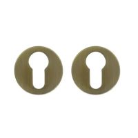 Накладка на замок с цилиндром DND BD01 Y (Martinelli) матовая бронза