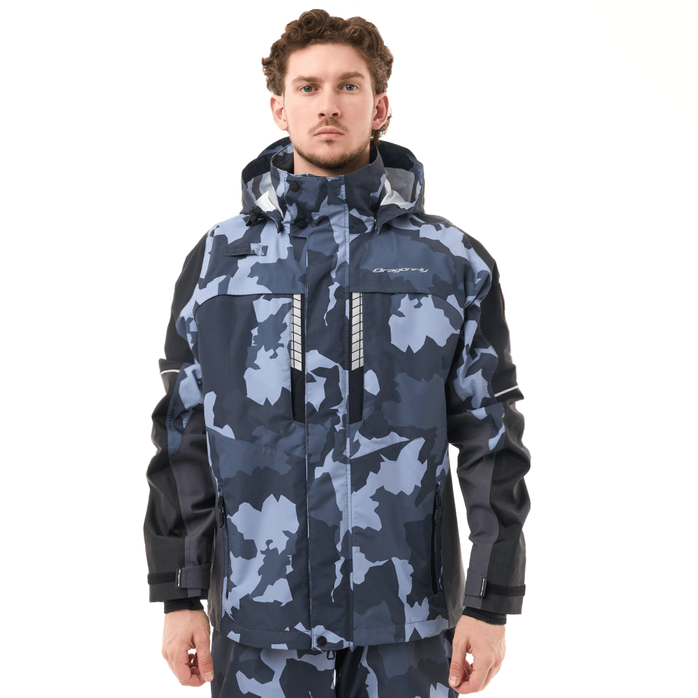 Мембранная куртка QUAD PRO Man Dark Camo - Black