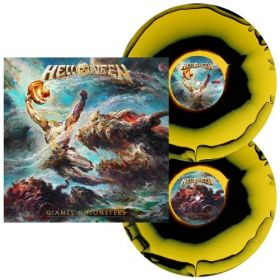 HELLOWEEN - Giants & Monsters - Giant black yellow double vinyl with etching on side-D incl. bonus track