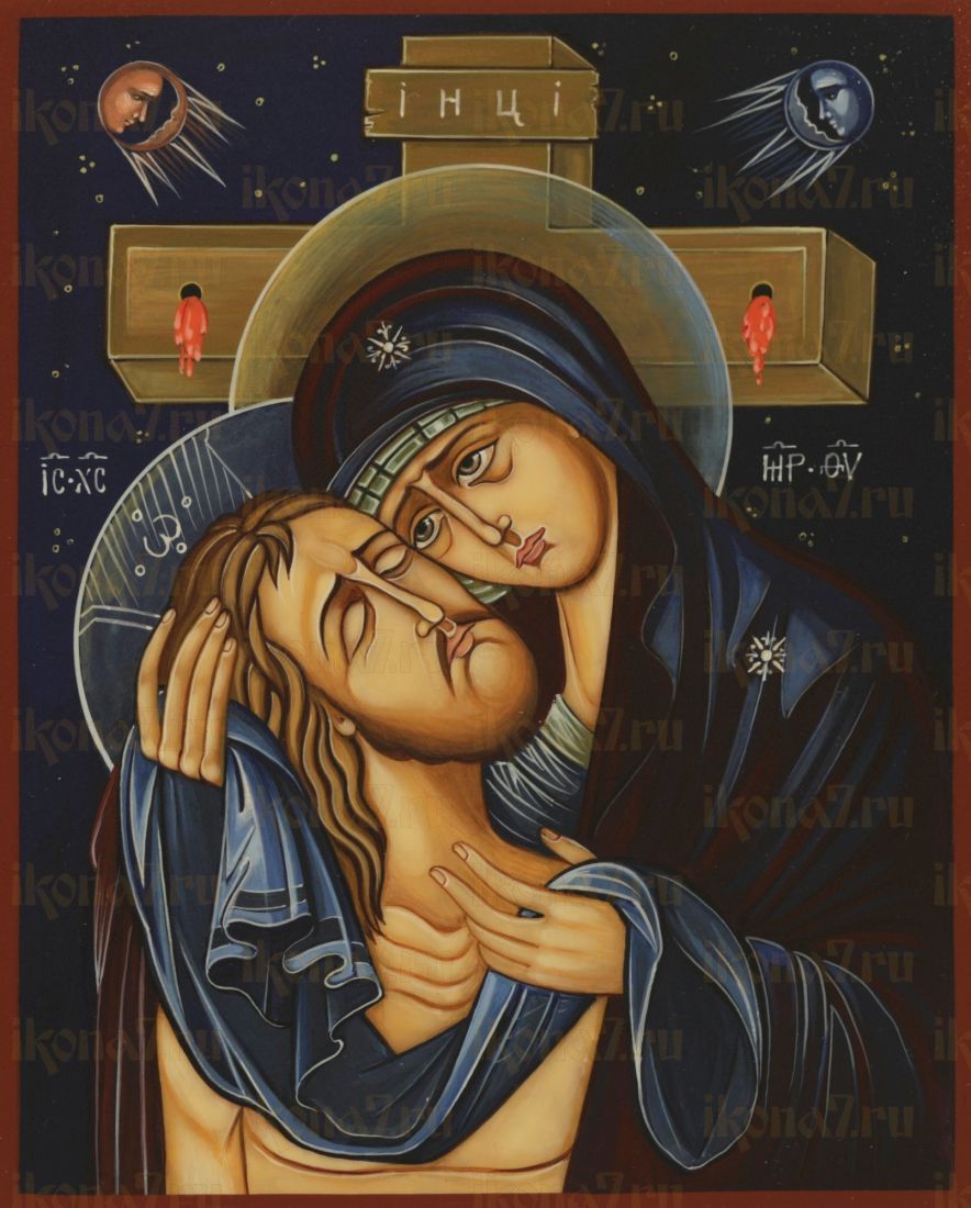 Не рыдай Мене Мати икона Божией Матери (UV-печать)(10142)