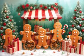 Фон стена "New year wall №58"