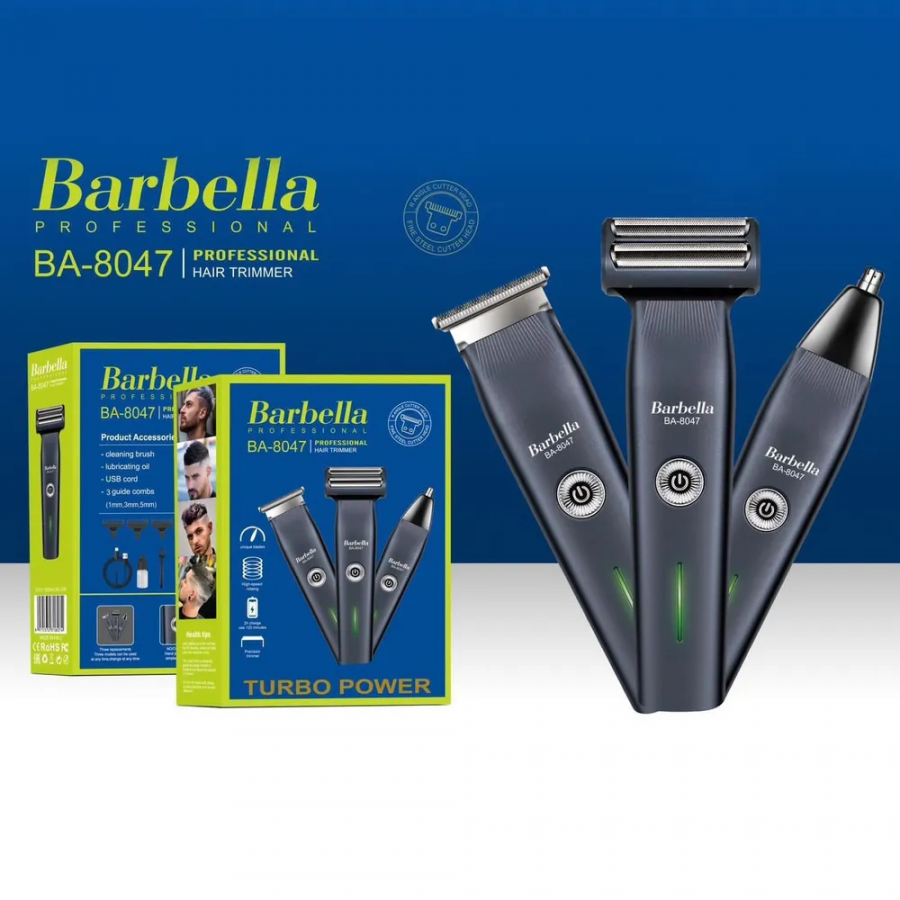 Триммер 3в1 Barbella 8047