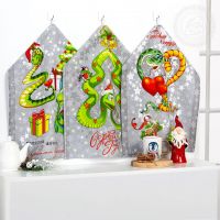 Набор полотенец из рогожки "Маскарад" (3шт.)