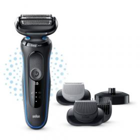 Электробритва Braun 51-B4650cs синяя, черная