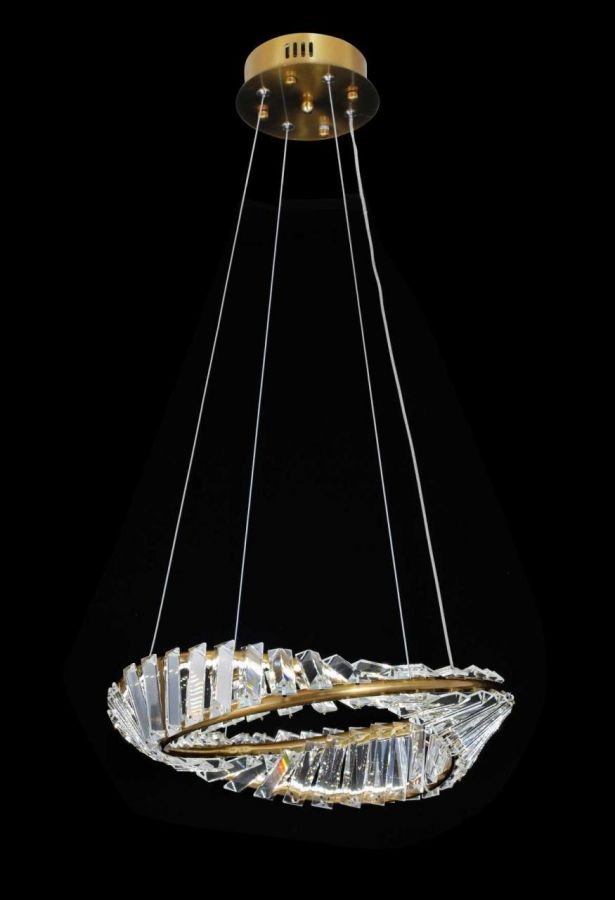 Люстра подвесная Alfa Light F4024-67 ?400 GD LED 52+52W