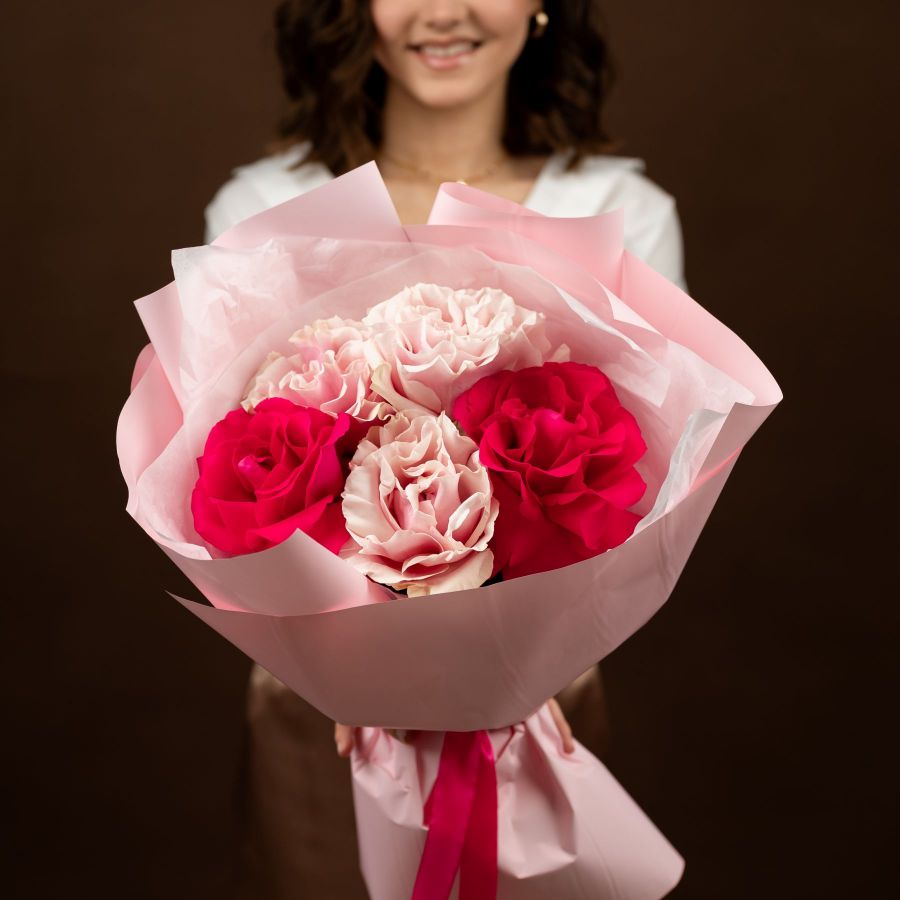 Французские роза от 5 шт (микс)