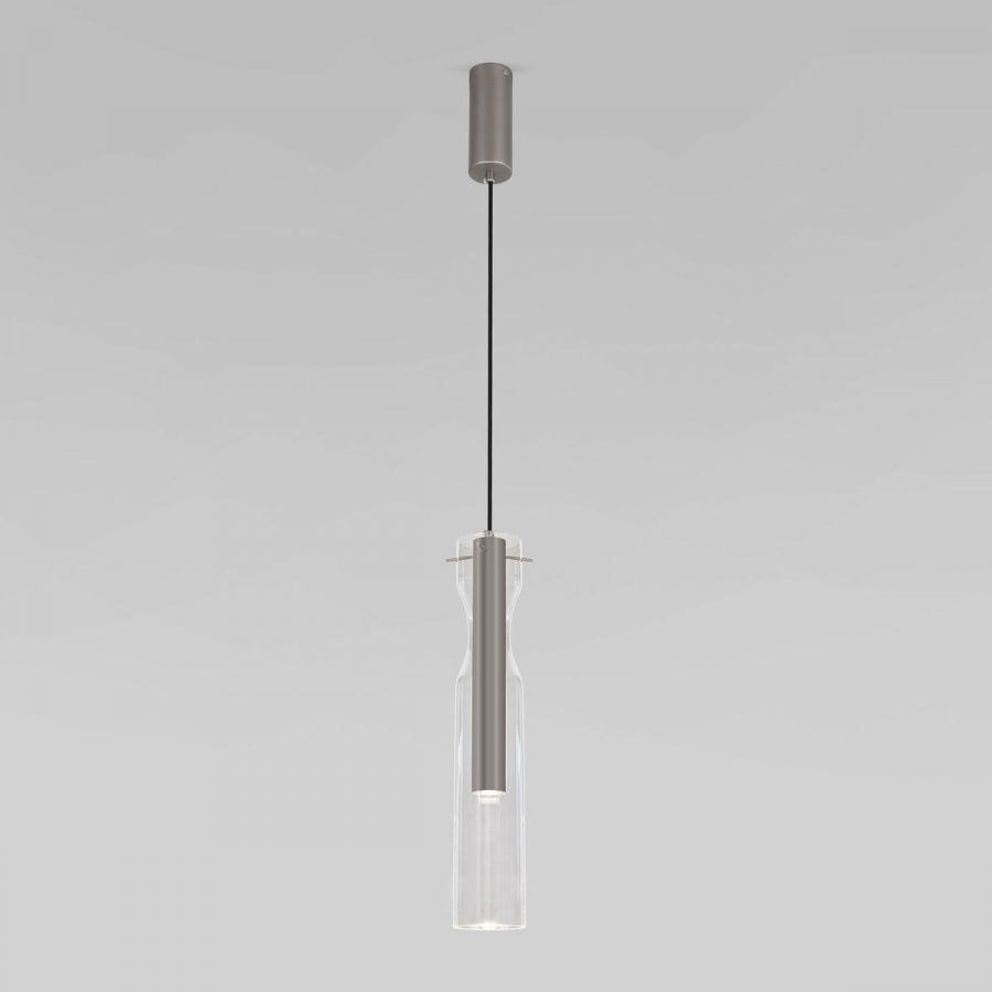 Подвесной светодиодный светильник Eurosvet Swan 50253/1 Led графит